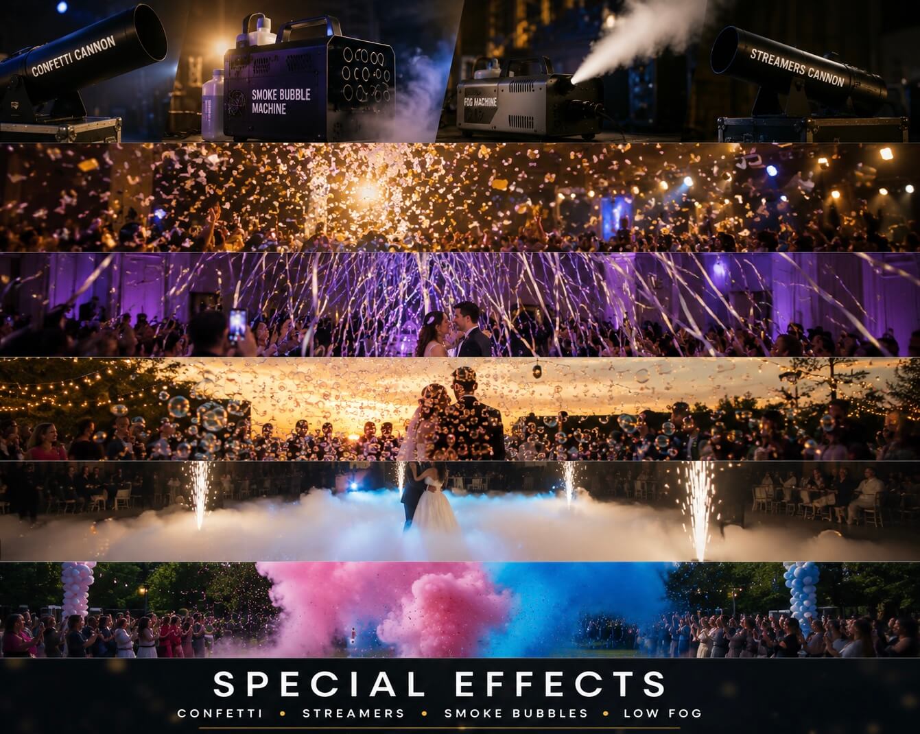 Smoke bubble special effect