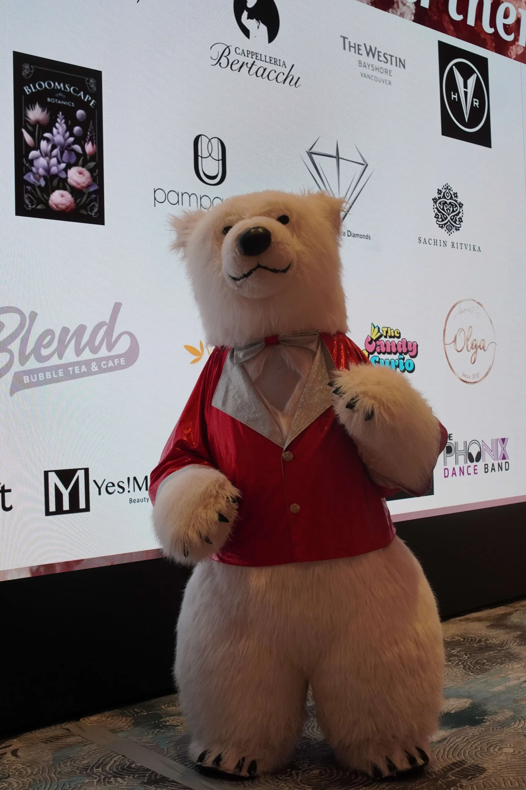 Polar Bear performer at an event